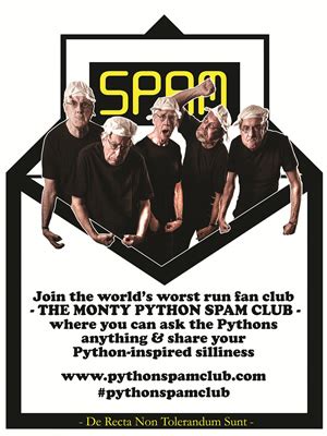 Image result for Monty Python Spam Sign
