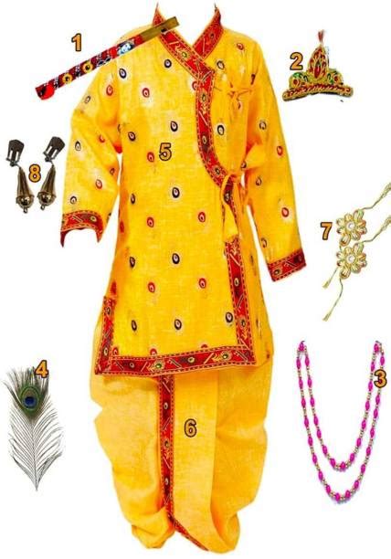 Krishna Dress - Buy Krishna Costume Fancy Dress Online at Best Prices ...