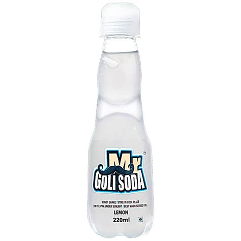 Buy Mr.GOLISODA Lemon Fizzy Soda Drink - Refreshing , Flavoured ...