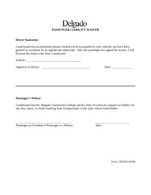 Passenger Liability Waiver ( 1382/002) - docushare3 dcc Doc Template ...