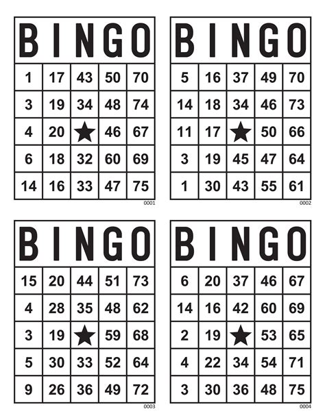 Free printable bingo cards – Artofit