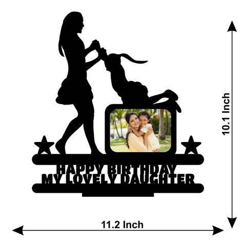 Happy Birthday My Lovely Daughter Stand Frame – Next Print