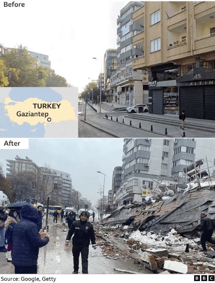 震撼对比！卫星影像显示土耳其地震前后影像_新浪财经_新浪网