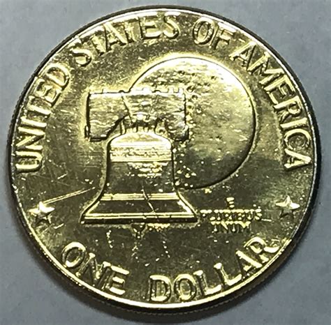Gold Plated 1976D Bicentennial Eisenhower Dollar - Denver Minted ...