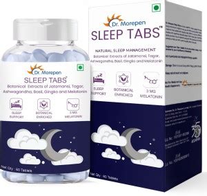 Dr. Morepen Sleep Tabs | Melatonin 3mg Sleeping Tablets | For Stress ...