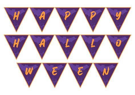 Happy Halloween Sign - 15 Free PDF Printables | Printablee