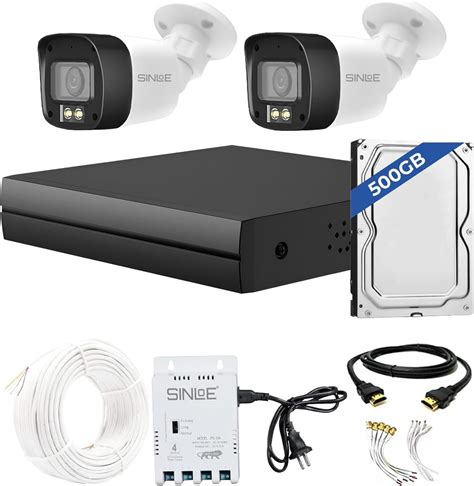 Buy Hikvision Full HD 2MP 4 CCTV Camera and 4 Channel DVR Kit with 1 HD ...