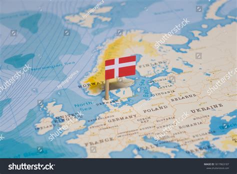 denmark on world map