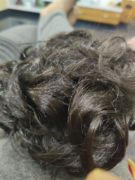 DELORUS Hair Bun Clutcher Brown For Women and Girls | Artificial Bun ...
