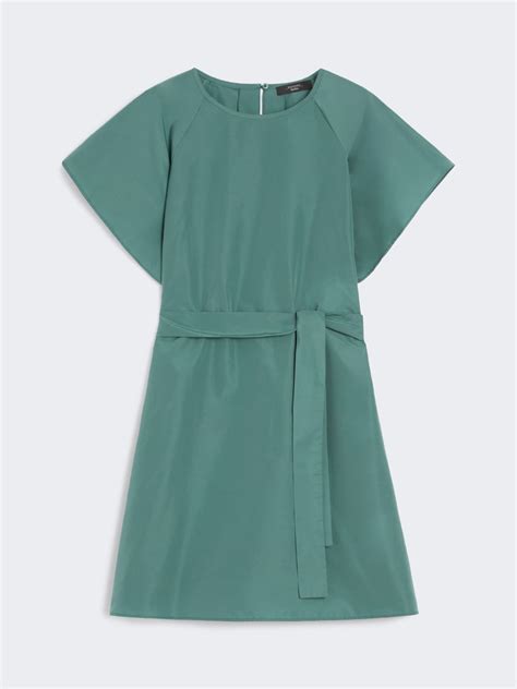 Short taffeta dress, green | Weekend Max Mara
