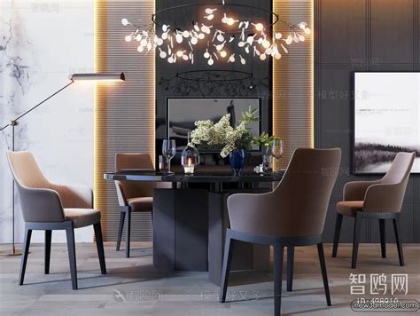 10 Dining Scene 3D Model Bundle Pack – 3DSky Model Free