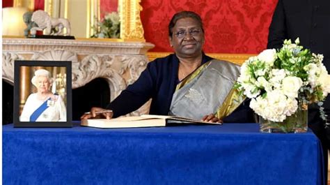 President Droupadi Murmu pays tribute to Queen Elizabeth II ahead funeral
