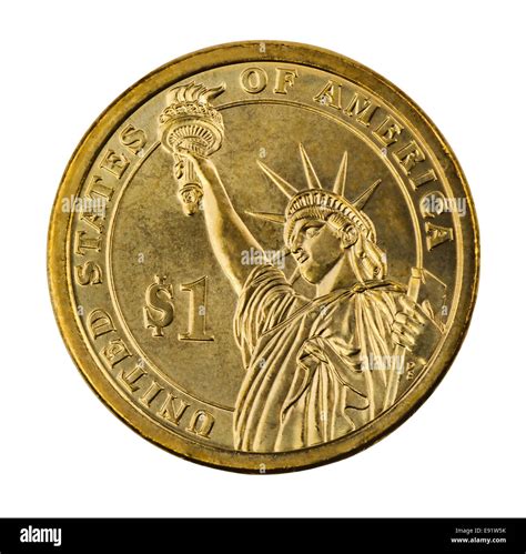 One dollar coin statue liberty hi-res stock photography and images - Alamy