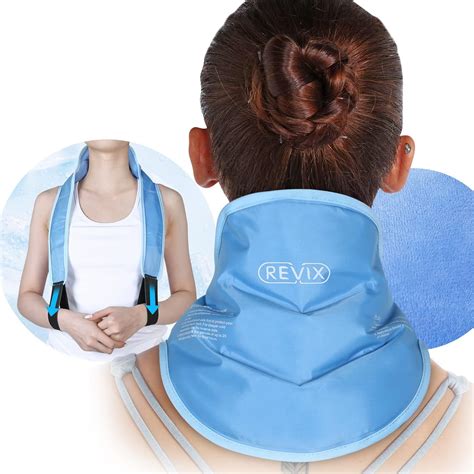 REVIX Neck Ice Pack Wrap with Strap and Soft Plush India | Ubuy