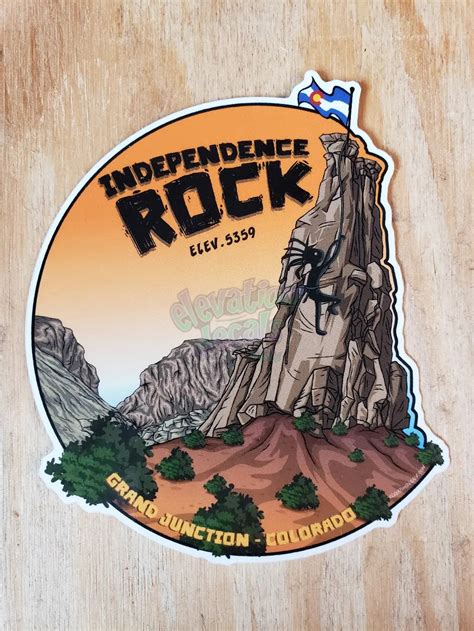 Independence Rock Grand Junction Colorado - Elevation Decals