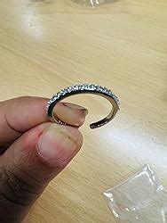 Karatcart Platinum Plated Elegant Austrian Crystal Adjustable Band Ring ...