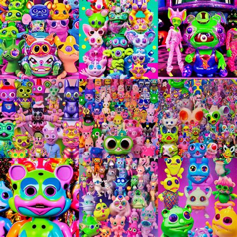 hyperreal hindu furby rat fink barbie kewpie dragon | Stable Diffusion ...