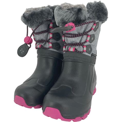 XMTN Children’s Grey & Pink Winter Boots – CanadaWide Liquidations