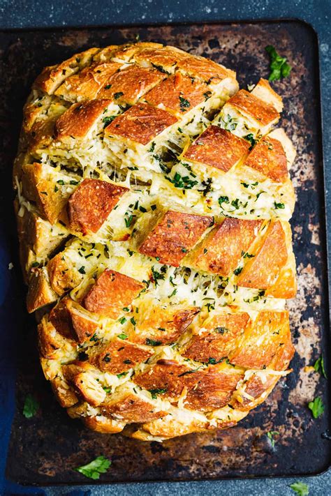 Cheesy Pull-Apart Garlic Bread | Recipe | Recipes, Pull apart garlic ...