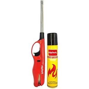 DipDark Refillable Adjustable Flame Kitchen Gas Lighter for Gas Stove ...
