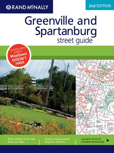 Buy Rand McNally Greenville and Spartanburg Street Guide Book Online at ...