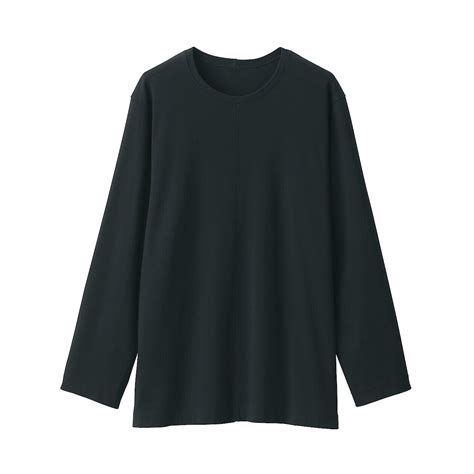 Unisex smooth jersey long sleeve pullover | MUJI