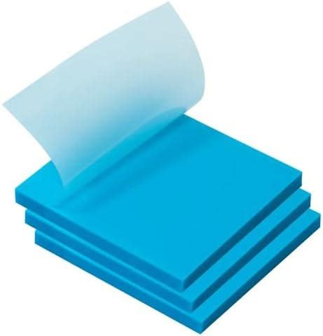 UCRAVO 50 Sheets Colored Transparent Sticky Notes Translucent Notes ...