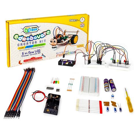 Buy Sparklebox Kit (5 in 1 LED Chaser Circuit Kit) Online at ...