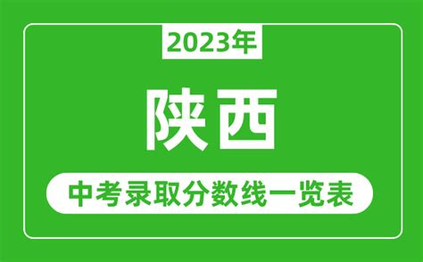 2023年陕西中考录取分数线_陕西省各高中录取分数线一览表_4221学习网