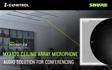 Image result for Design Mxa920 Ceiling Array Microphone