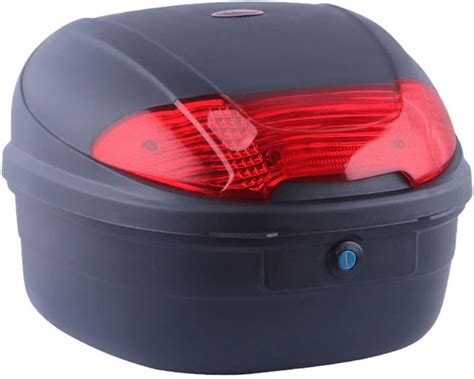 Buy SEWACC Motorcycle Trunk Large Capacity Lock Storage Case ...