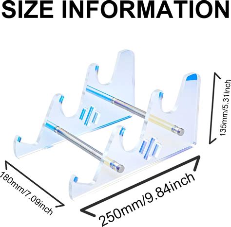 GEKUCAP Acrylic Keyboard Display Stand, 3 Tier Colorful India | Ubuy