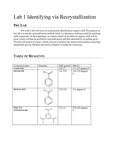 Recrystallization Lab Question 的图像结果