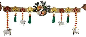 Radhey Krishna Lotus Handmade Banderwar|Door Toran|Thoranam vd Lotus ...