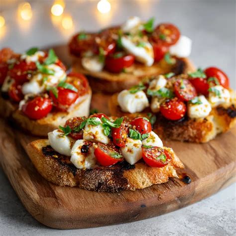 Bruschetta Recipe with Mozzarella