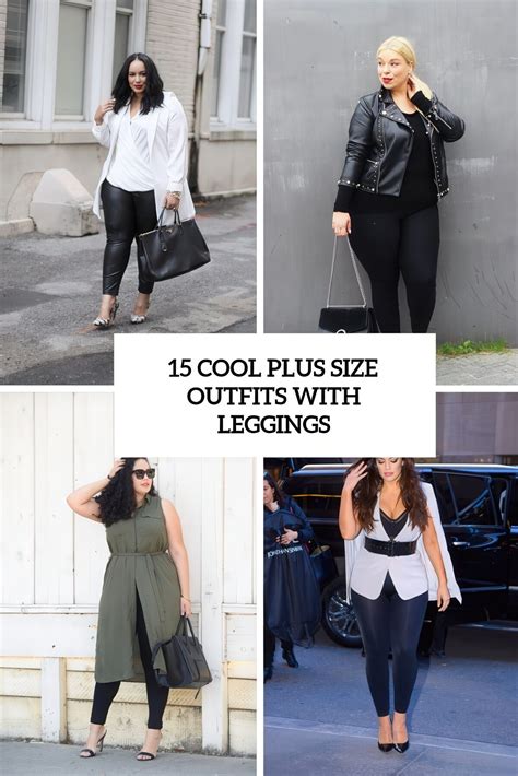15 Cool Plus Size Outfits With Leggings - Styleoholic