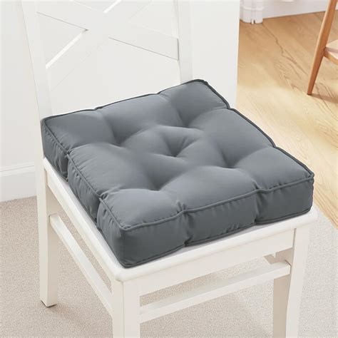 Kuber Industries Chair Pad | Seat Cushion for Car, Office | Microfiber ...