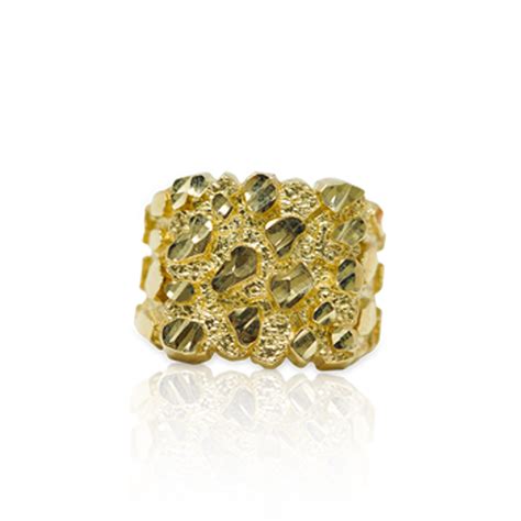 10K gold Nugget Ring - munimoro.gob.pe