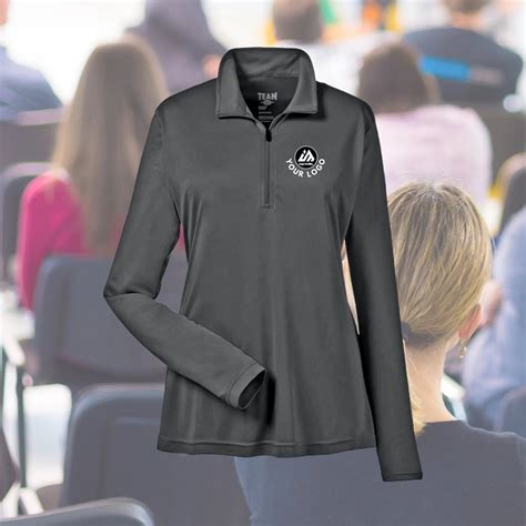 LADIES High-Quality Custom Printed Quarter Zips - Personalized Apparel – ImprintMo, LLC