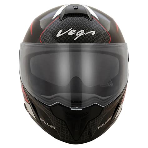 Vega Ryker D/V Bolder Black Red Helmet | Shop Helmets at BIKERSTORE.IN ...