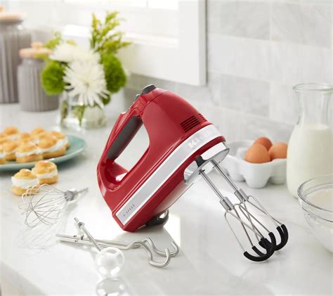 KitchenAid Speed Hand Mixer With Flex Edge Beaters KHM6118, 51% OFF