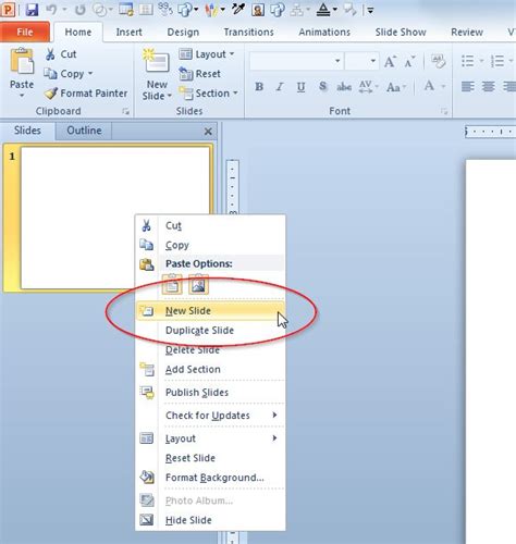 Image result for PowerPoint New Slide
