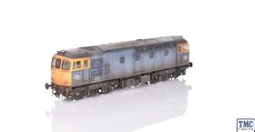 HEL3386 Heljan OO Gauge Class 33 211 BR Blue Deluxe Faded Weathering by TMC