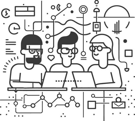 IT Team Vector Image 的图像结果