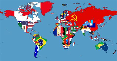 Flags Of The World Map