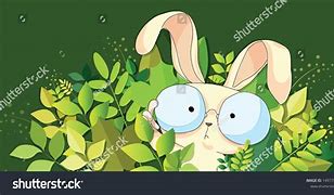 Image result for Bunny with Glasses Dark Blue