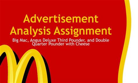 Image result for Advertisement Analysis Assignment with Questions