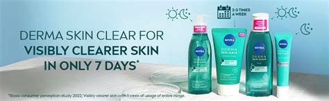 NIVEA Derma Skin Clear Wash Gel (150ml), Deep Cleansing Face Wash Gel ...