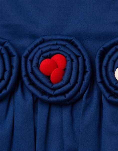 Buy Royal Blue Rosset Dress Online – COO COO