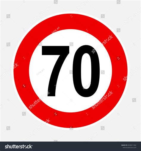 70 Kilometers Miles Per Hour Max Stock Vector (Royalty Free) 2028011582 ...